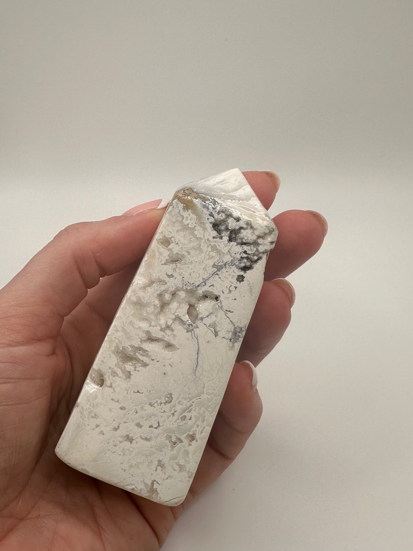 Snow Agate Obelish