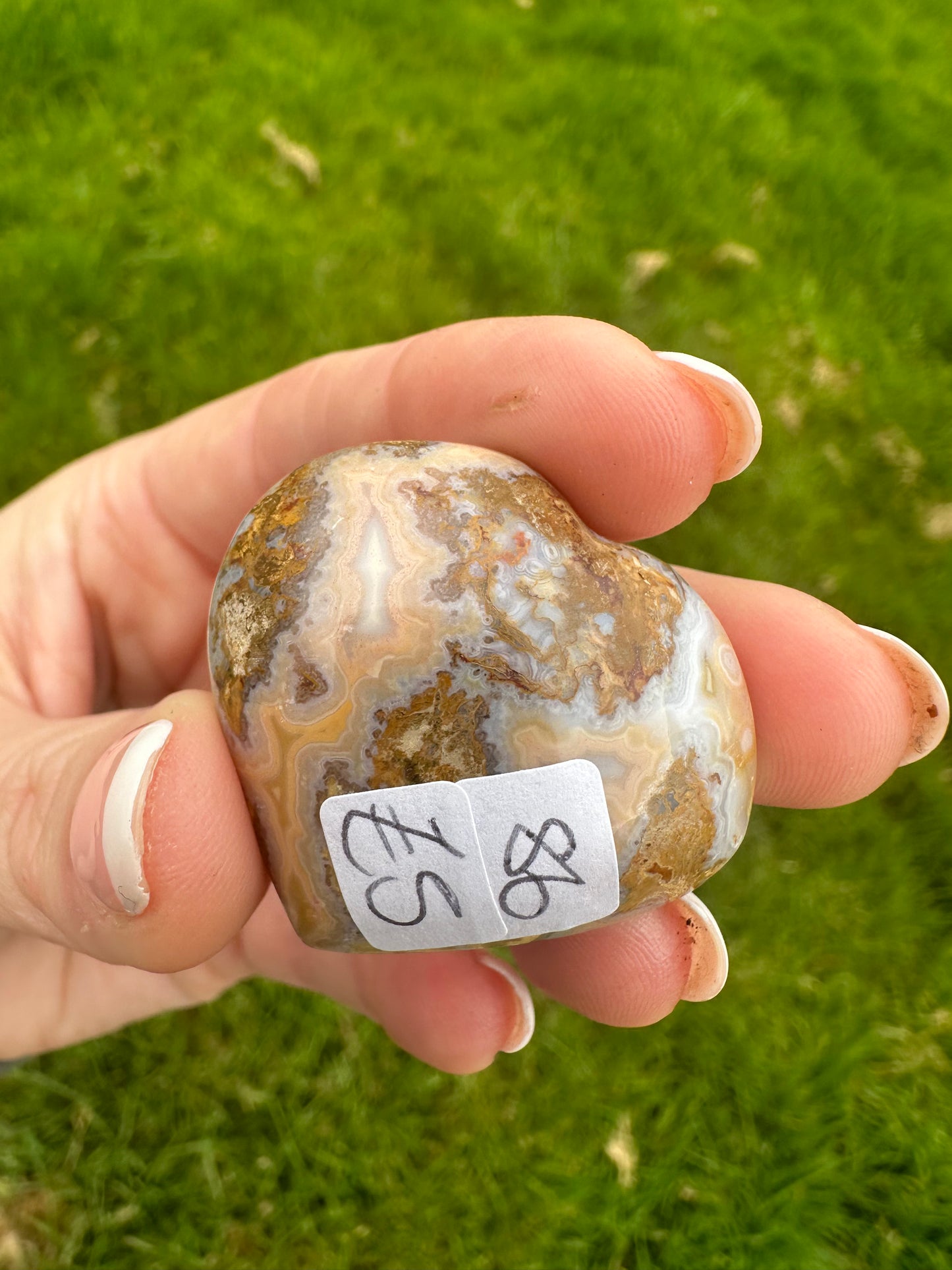 Ocean Jasper Polished Heart (Small 86)