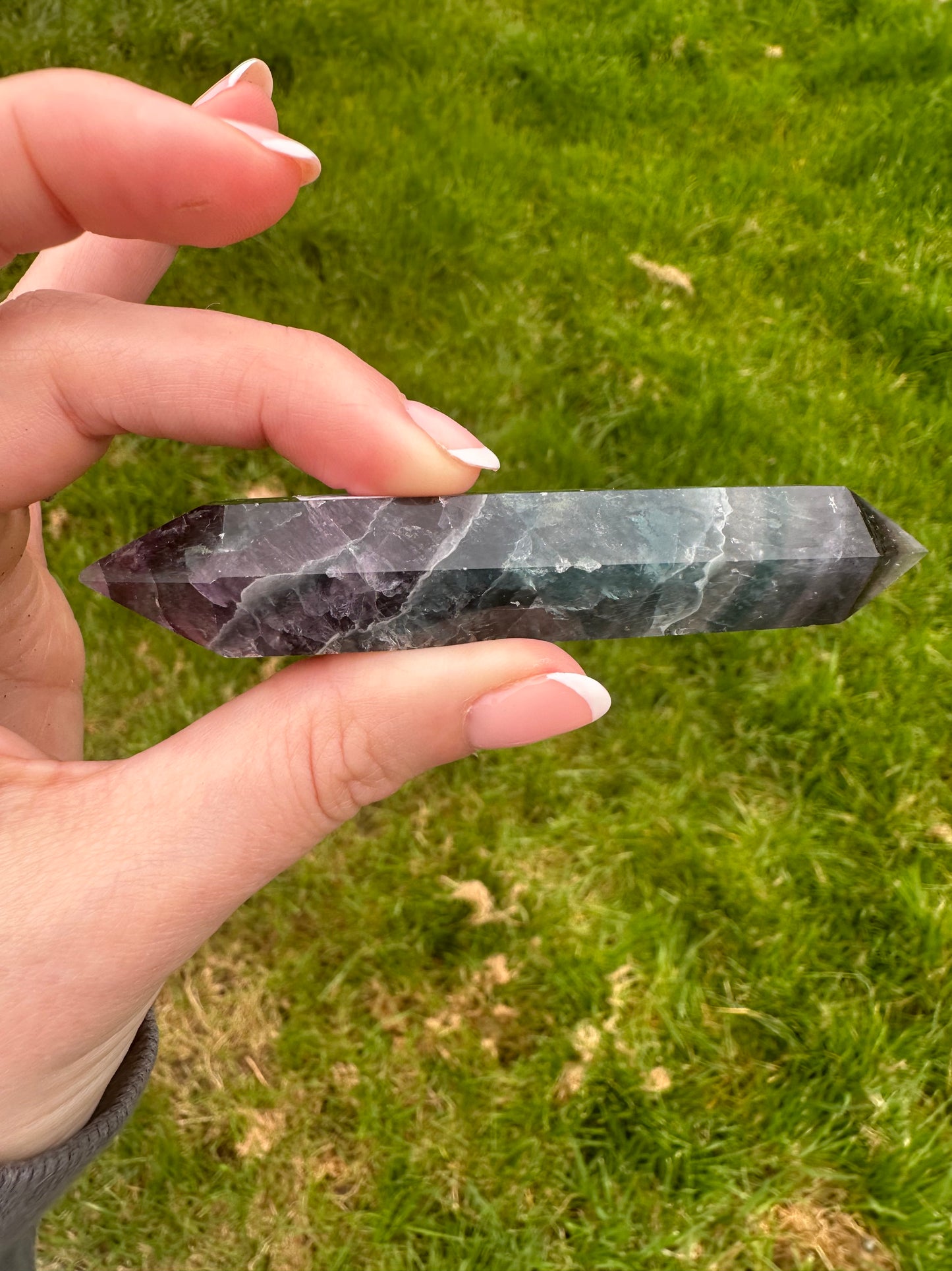 Fluorite Double Terminated Wand (14)