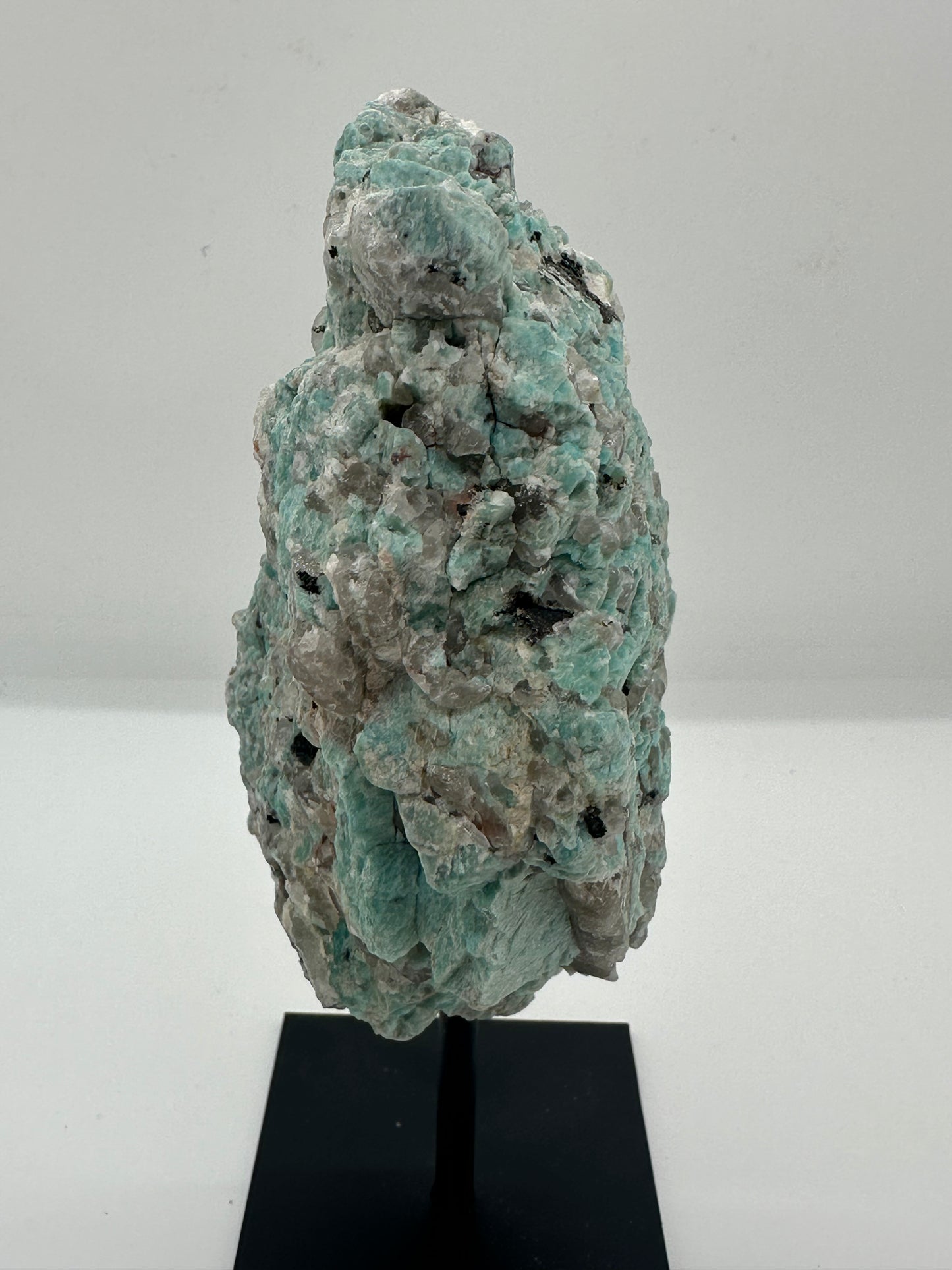 Amazonite on stand Large, Raw