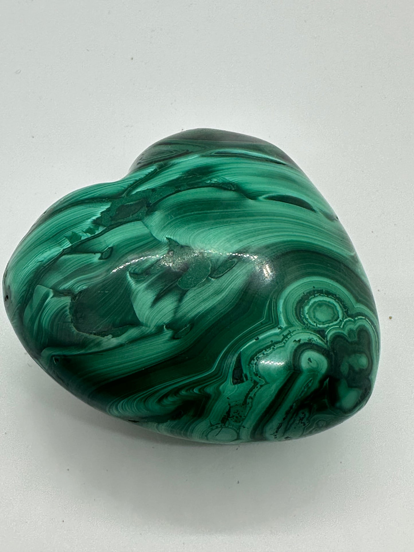 Malachite Heart Large