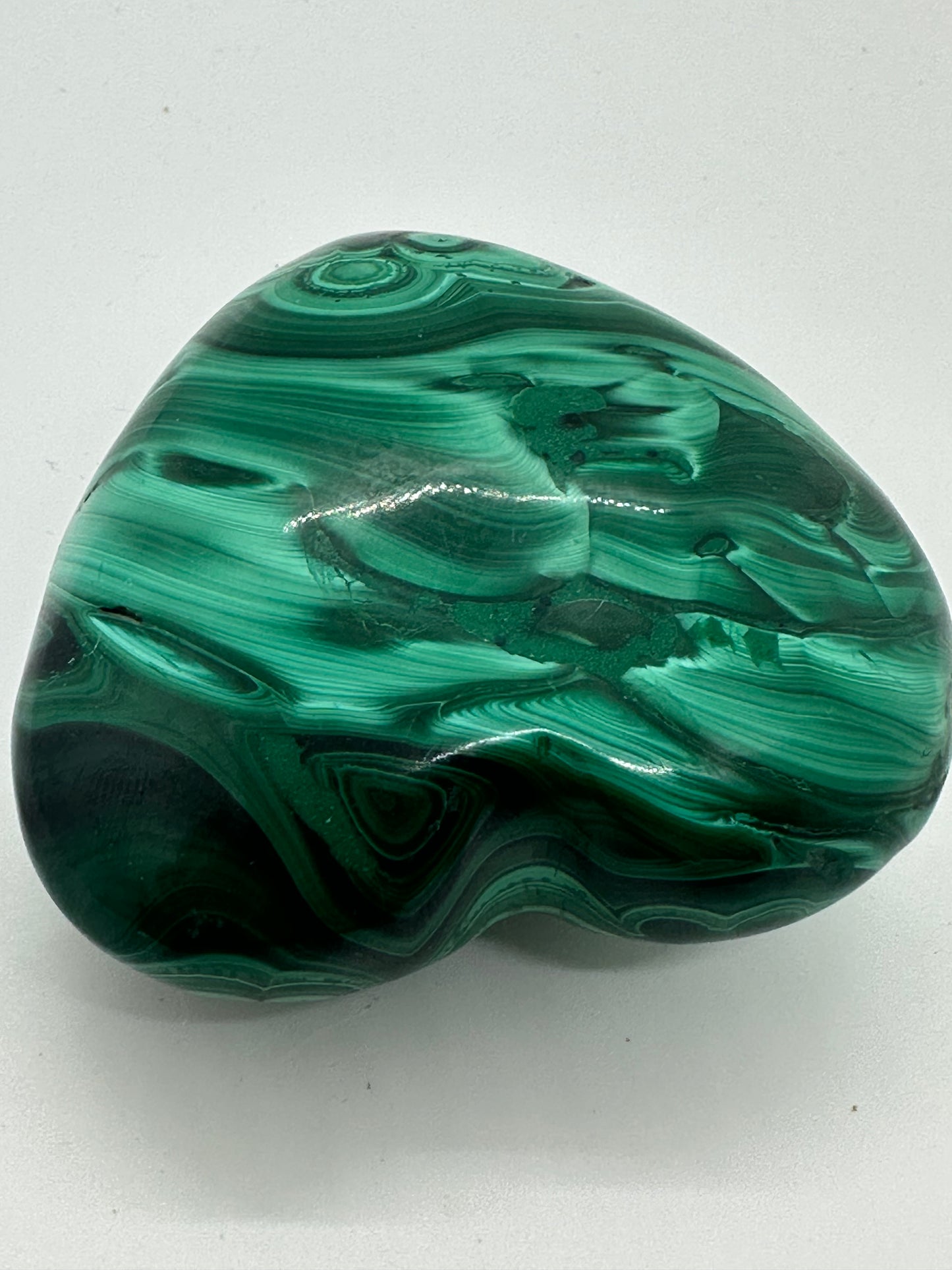 Malachite Heart Large