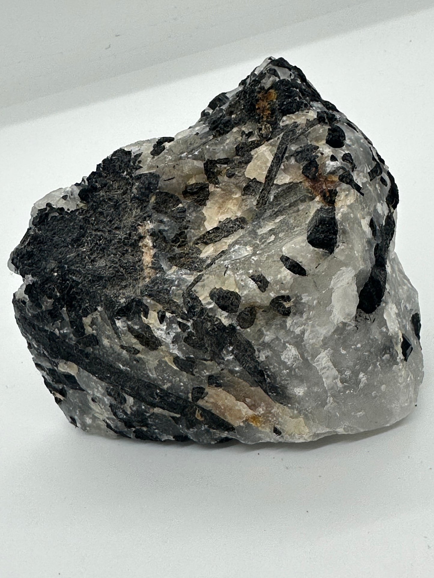 Tourmalinated Quartz Raw Medium