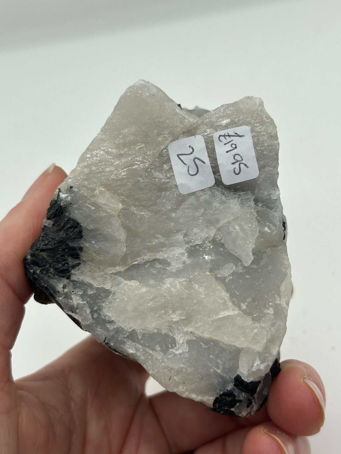 Tourmalinated Quartz Raw Small