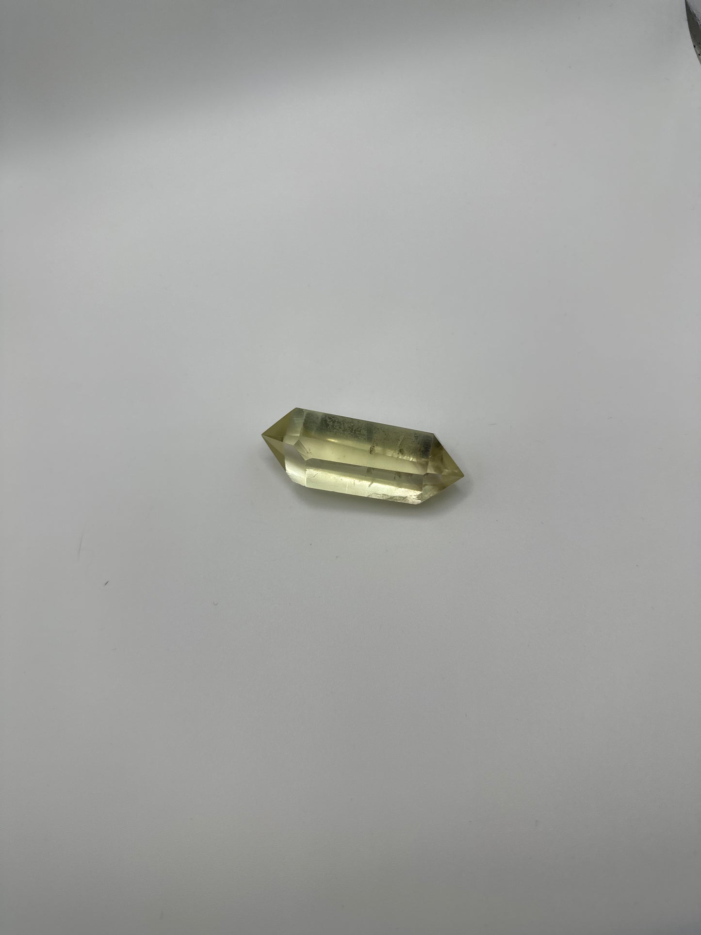Lemon Quartz Double Terminated Point