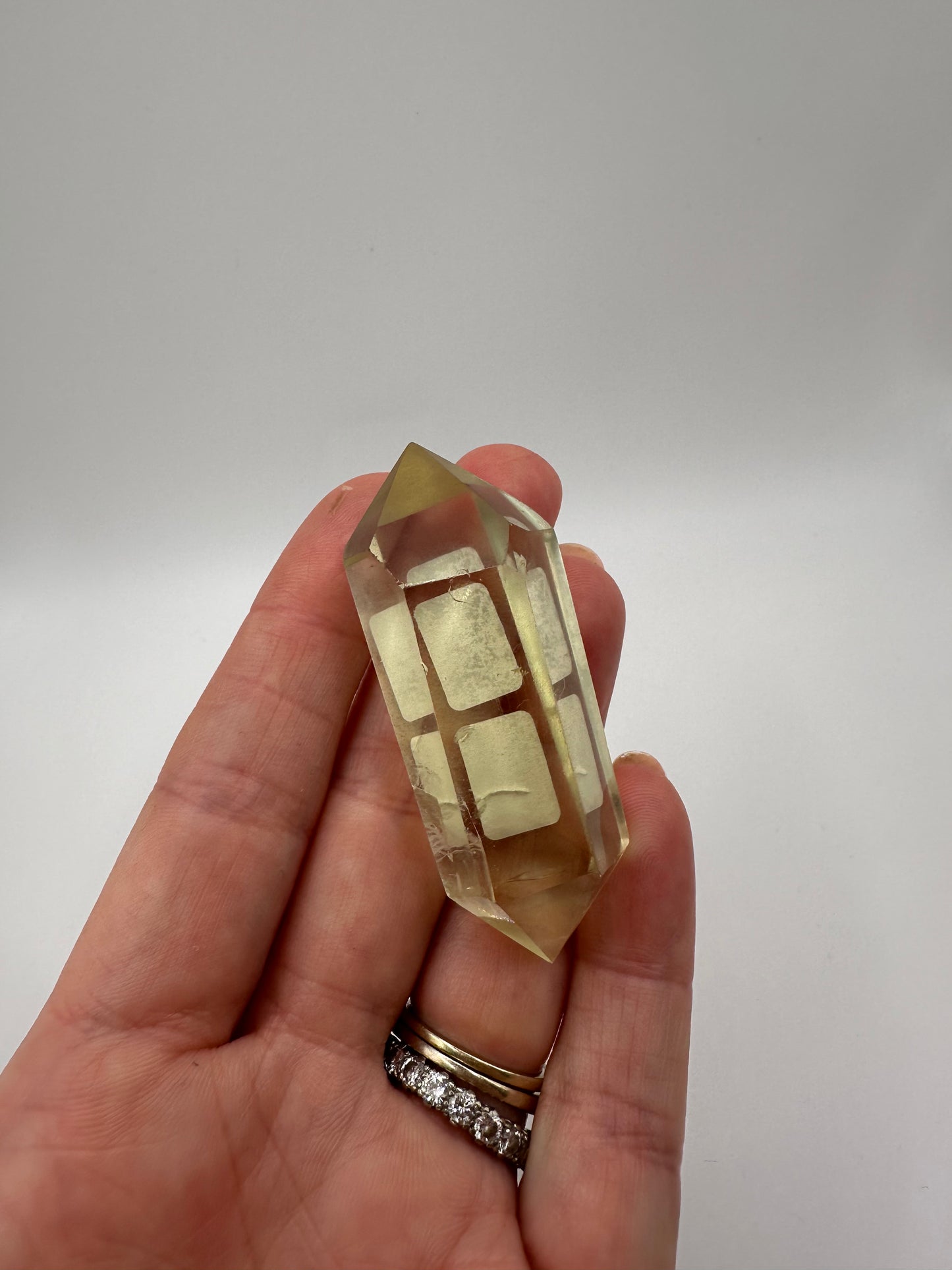 Lemon Quartz Double Terminated Point