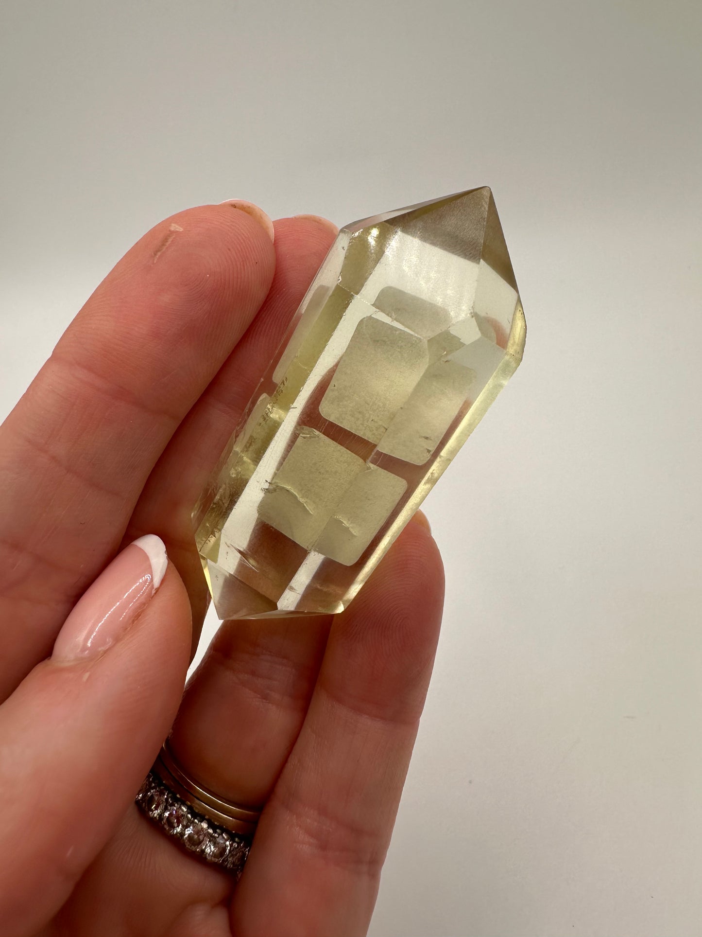 Lemon Quartz Double Terminated Point