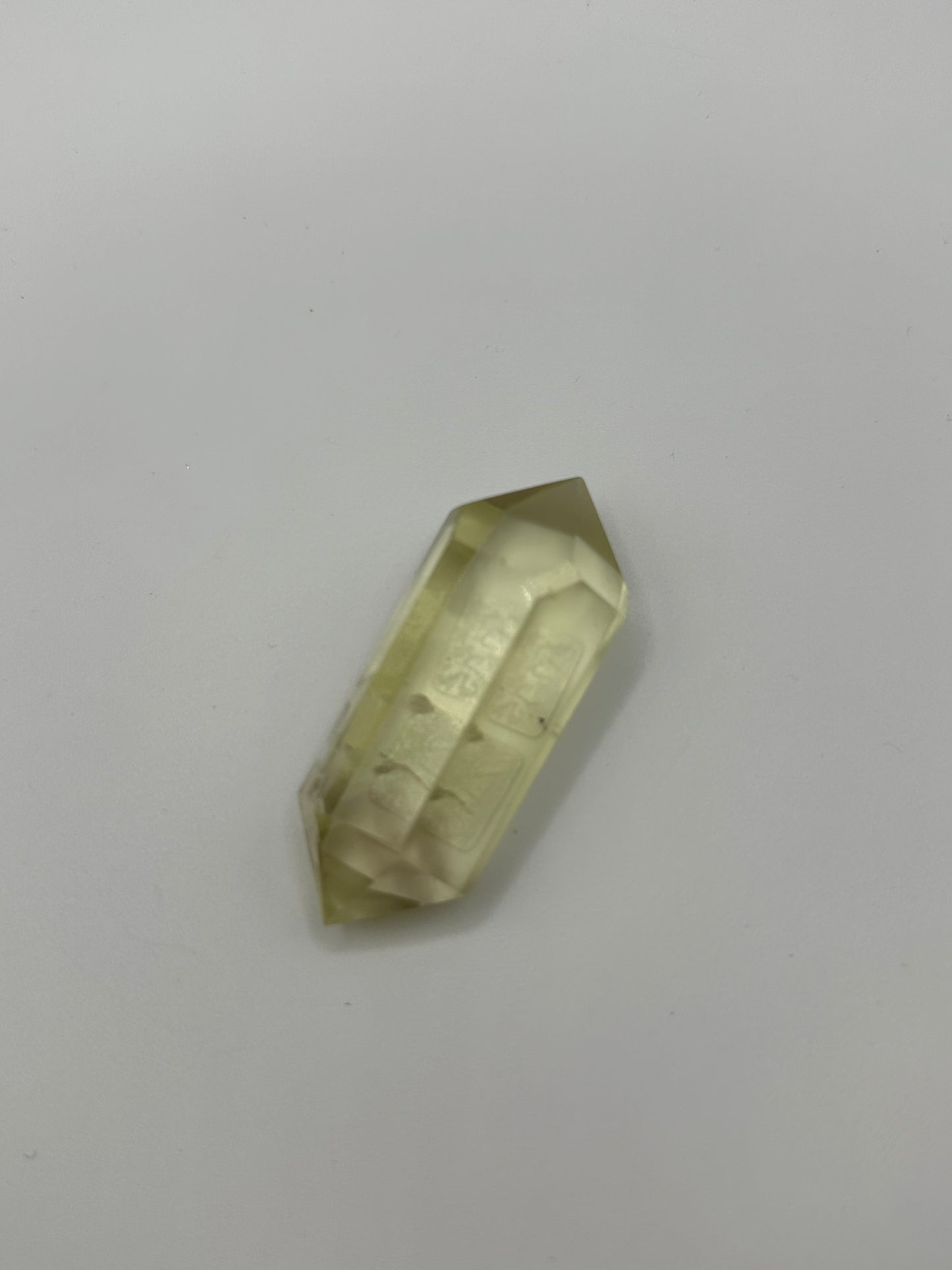 Lemon Quartz Double Terminated Point