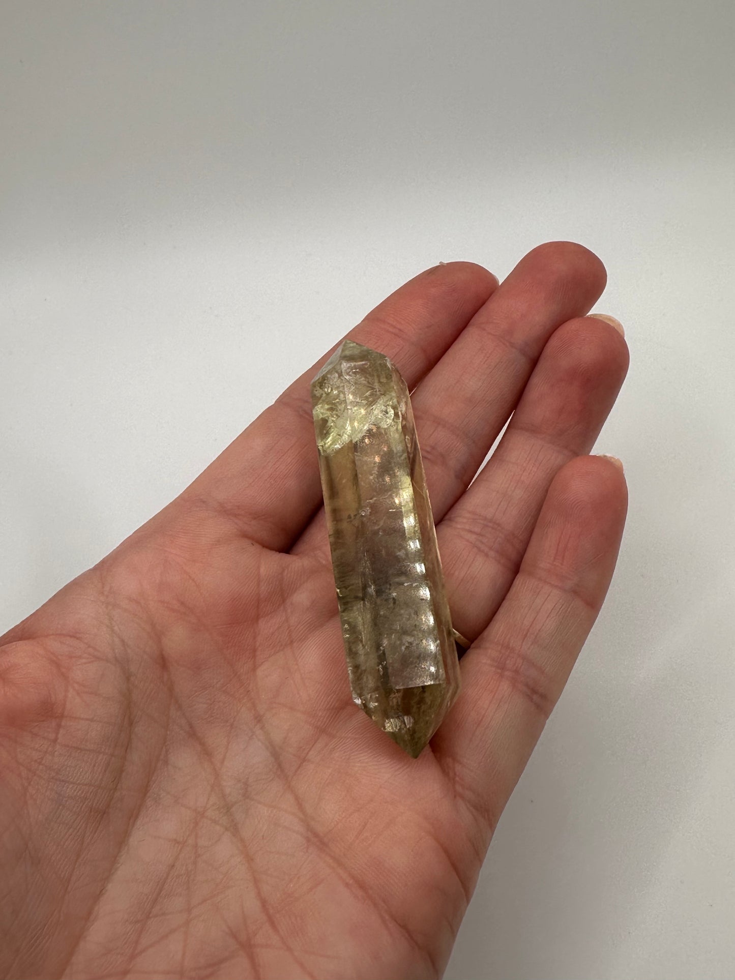 Lemon Quartz Double Terminated Point