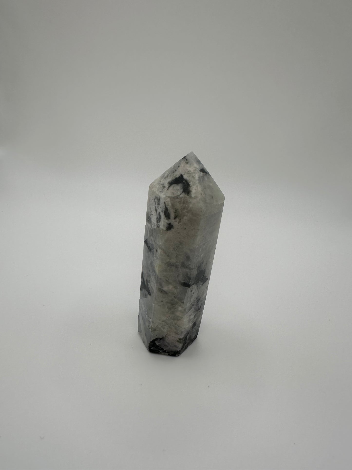 Rainbow Moonstone Point
