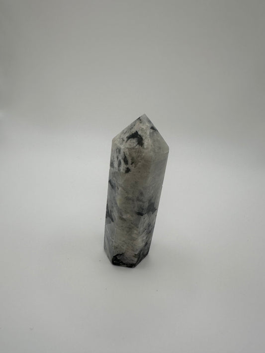 Rainbow Moonstone Point
