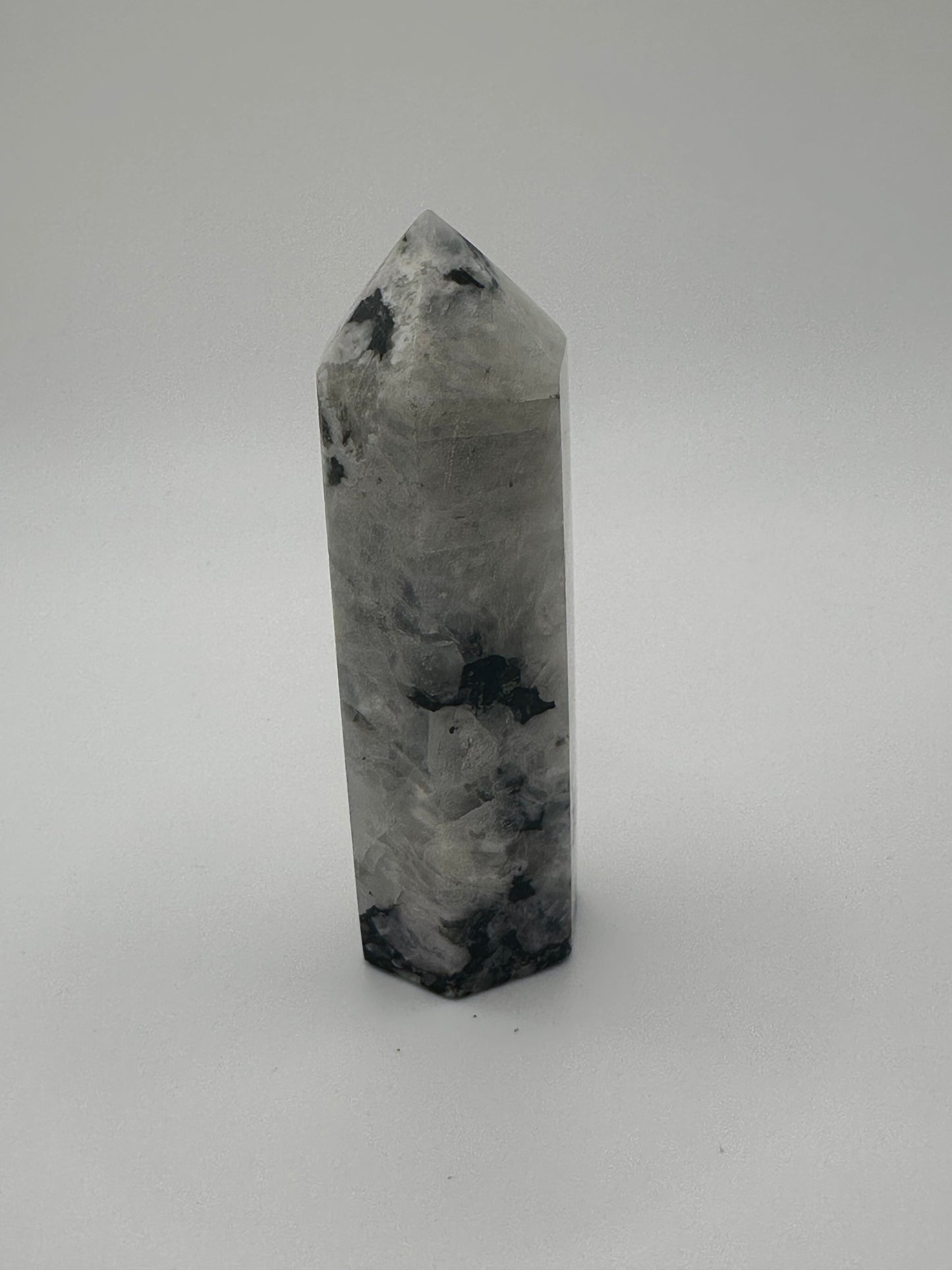 Rainbow Moonstone Point