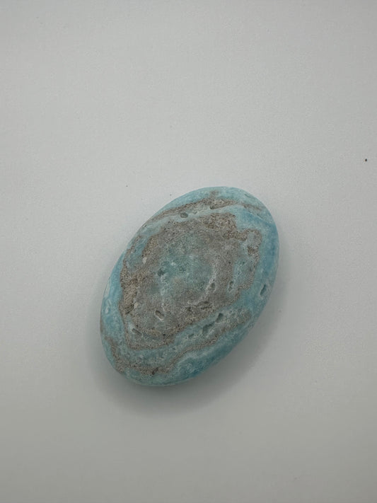Blue Aragonite Palmstone
