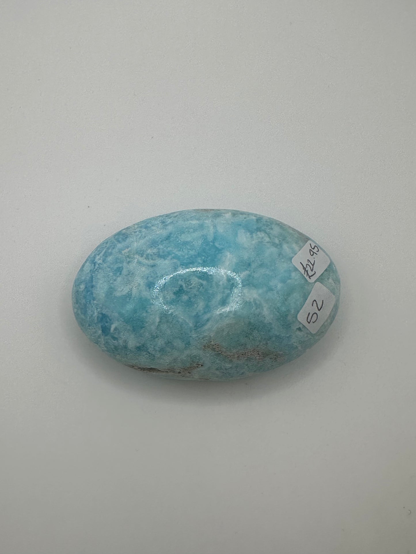 Blue Aragonite Palmstone