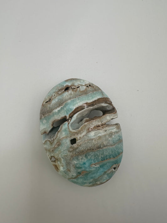 Blue Aragonite Palmstone (2)