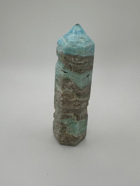Blue Aragonite Polished Point