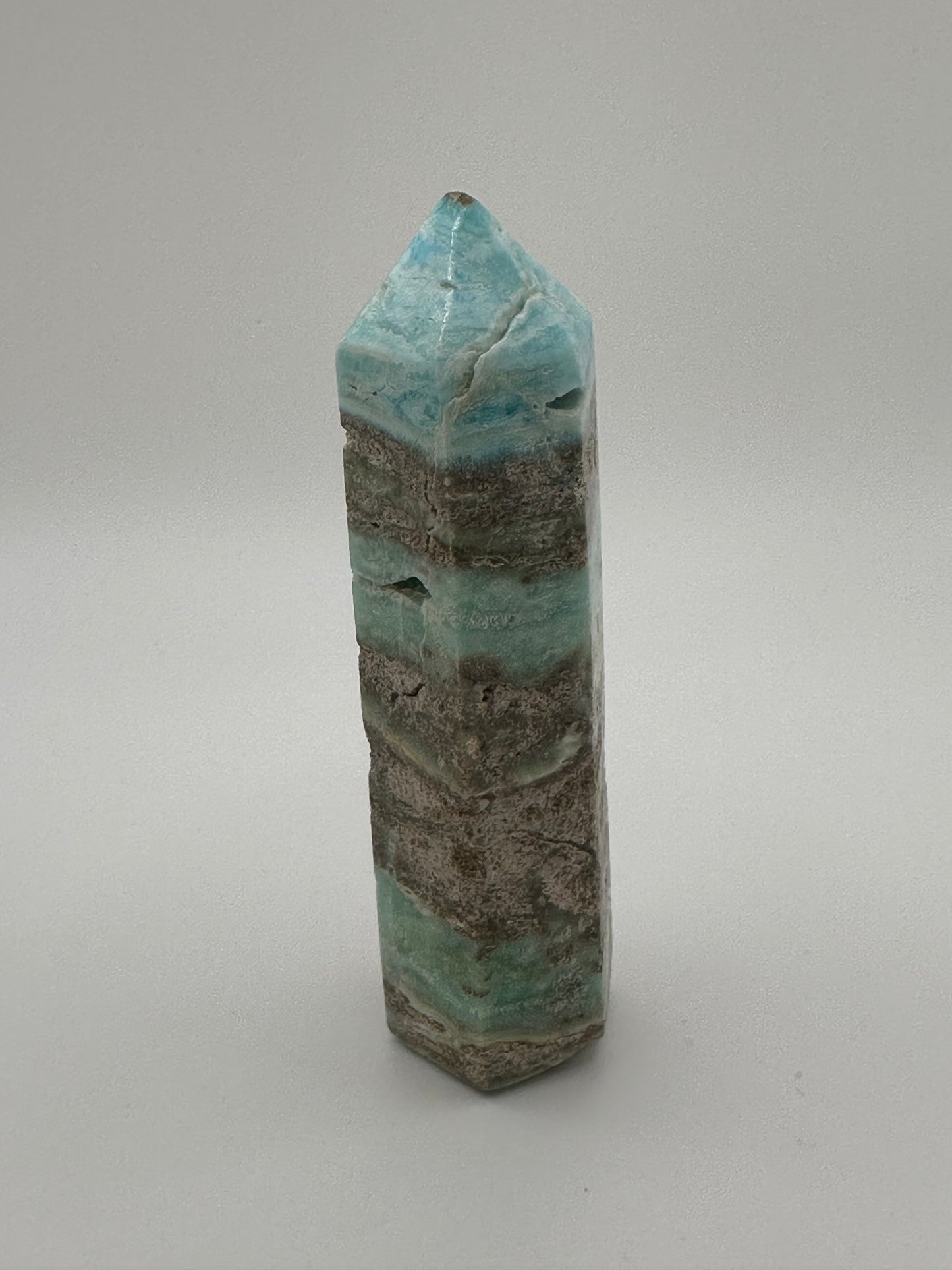 Blue Aragonite Polished Point