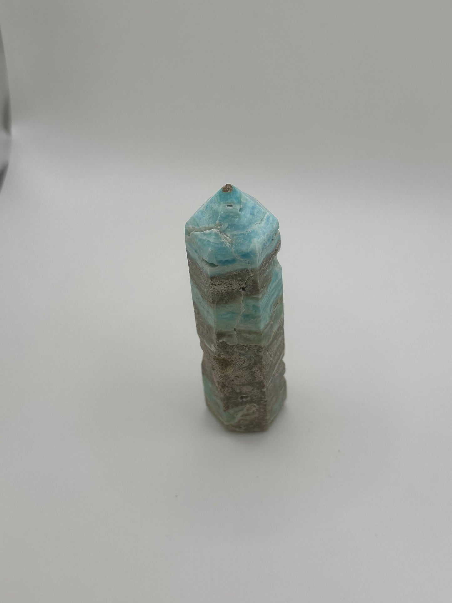 Blue Aragonite Polished Point