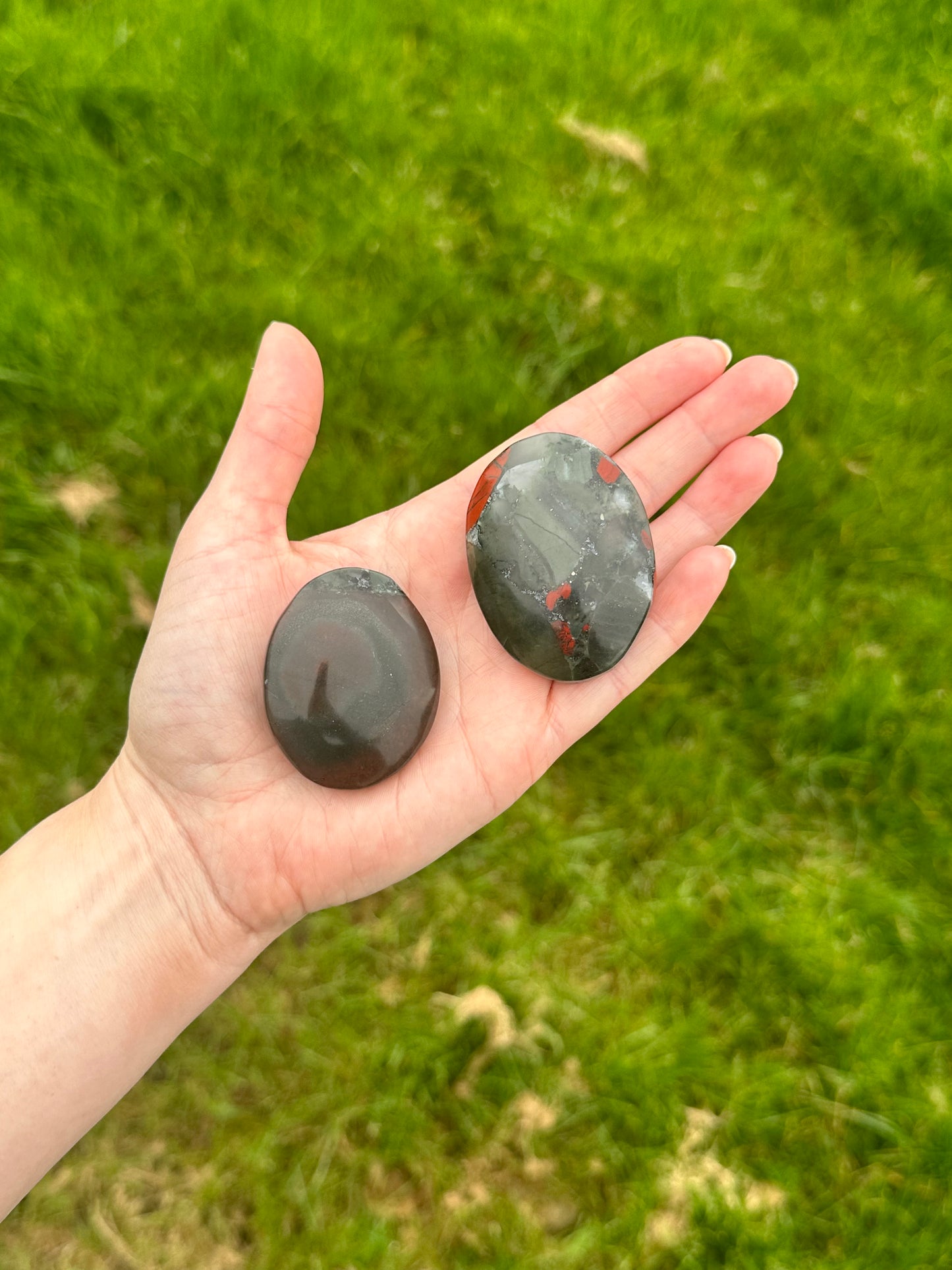 African Bloodstone Palmstone (2)