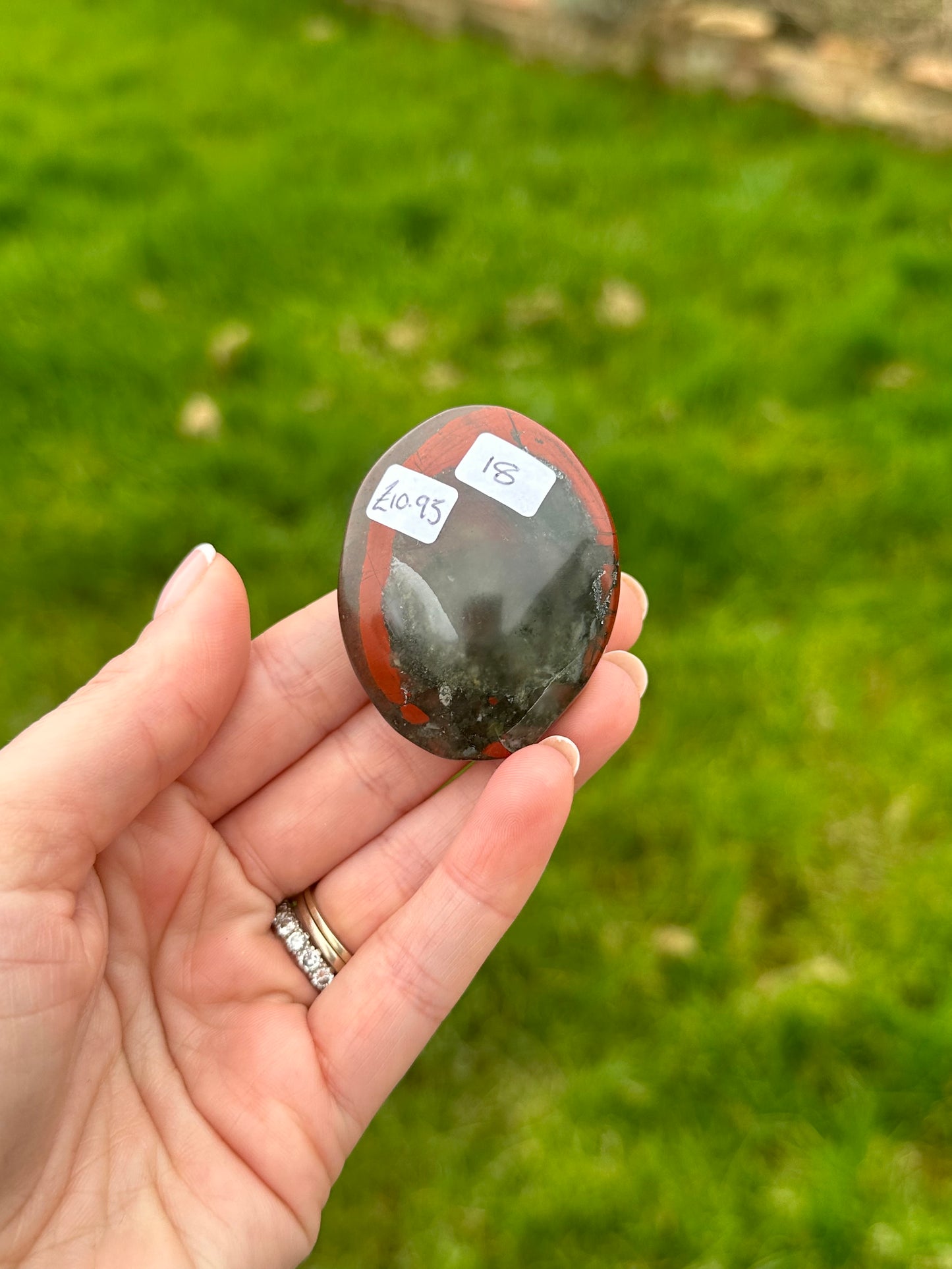African Bloodstone Palmstone (2)