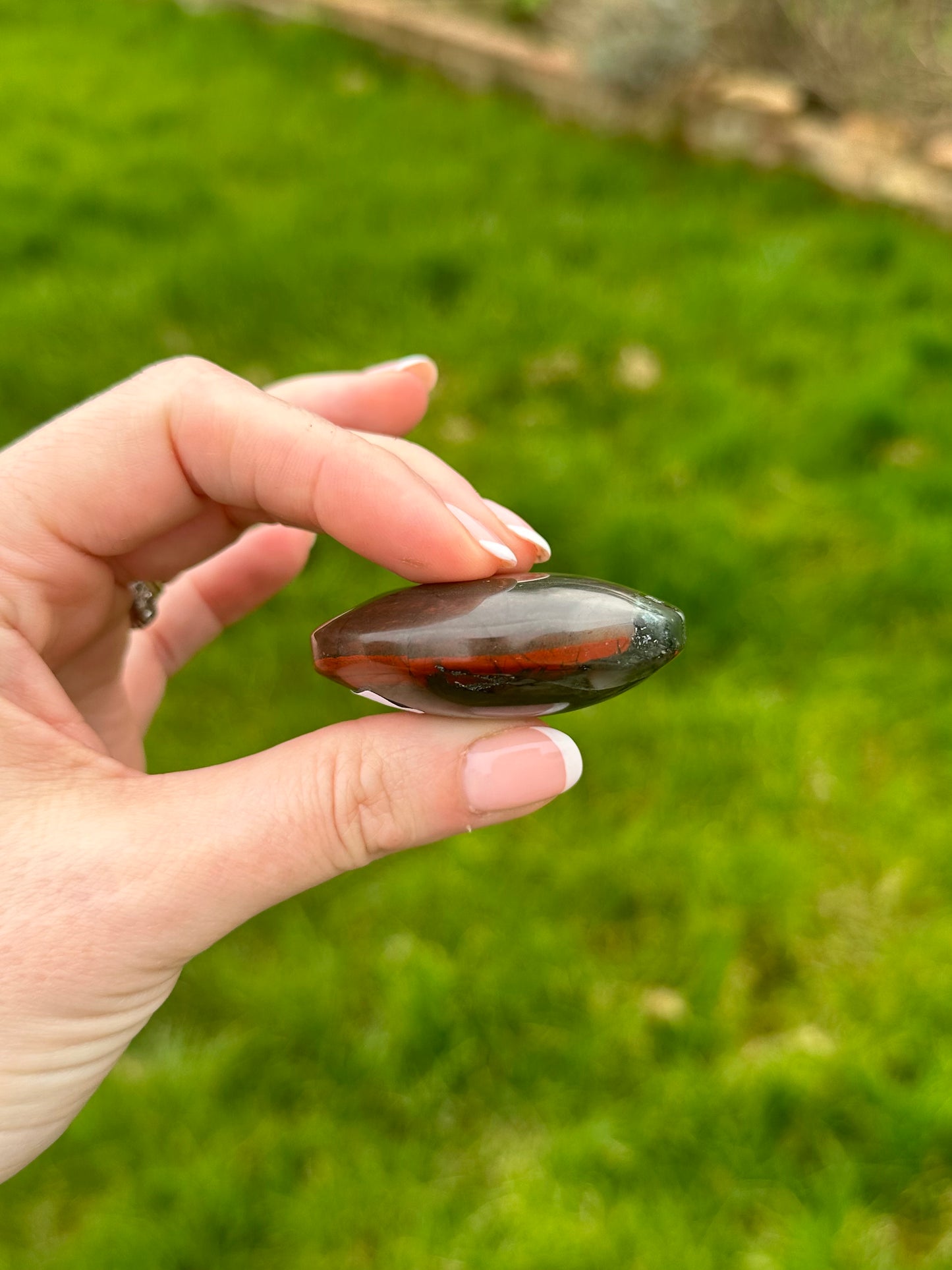 African Bloodstone Palmstone (2)