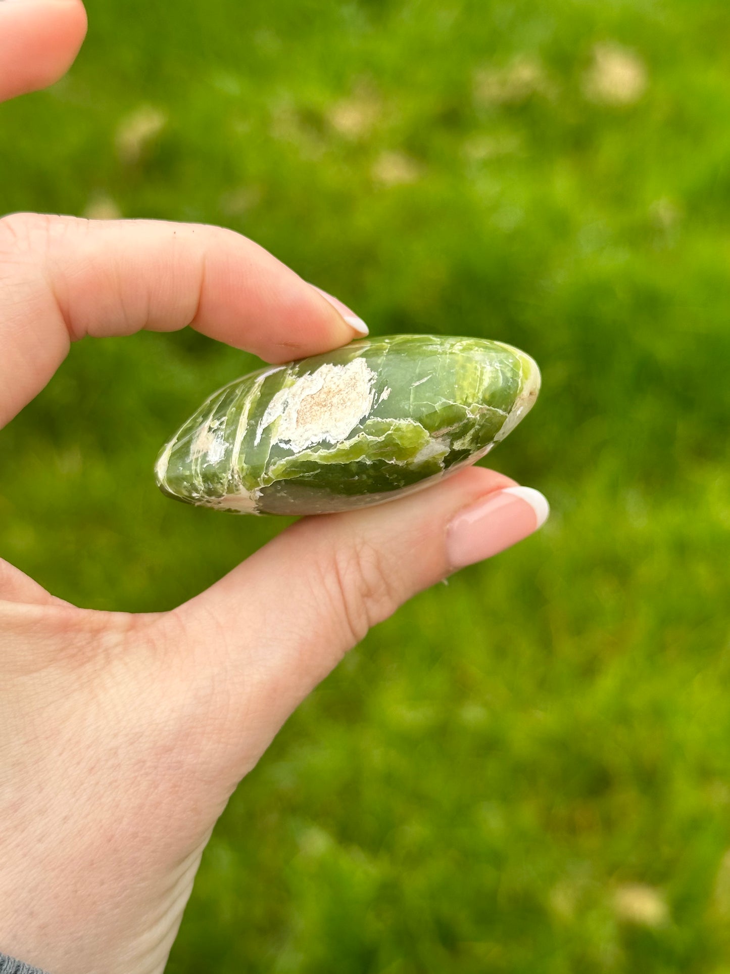 Tremolite Polished Heart