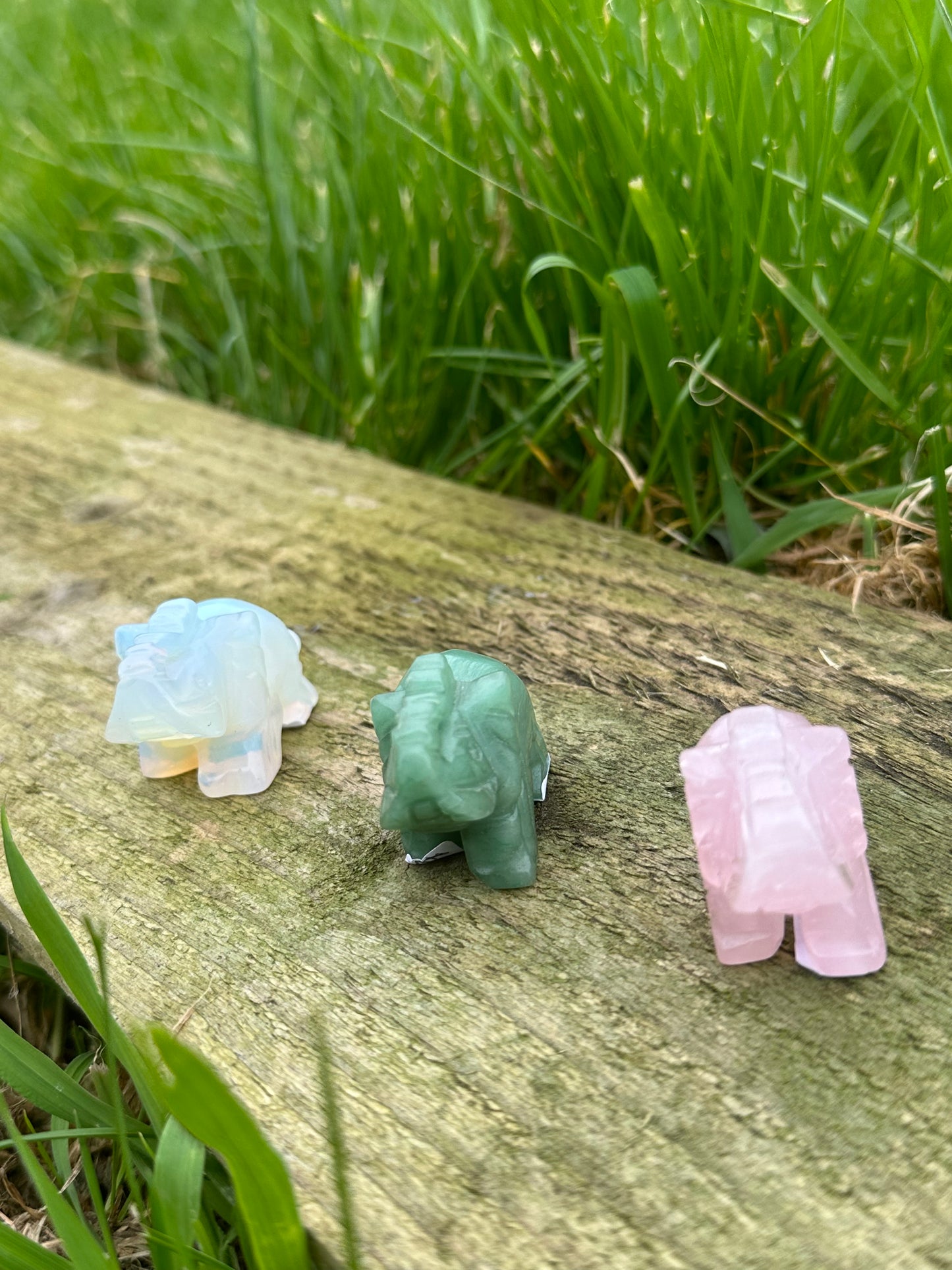 Green Aventurine Elephant