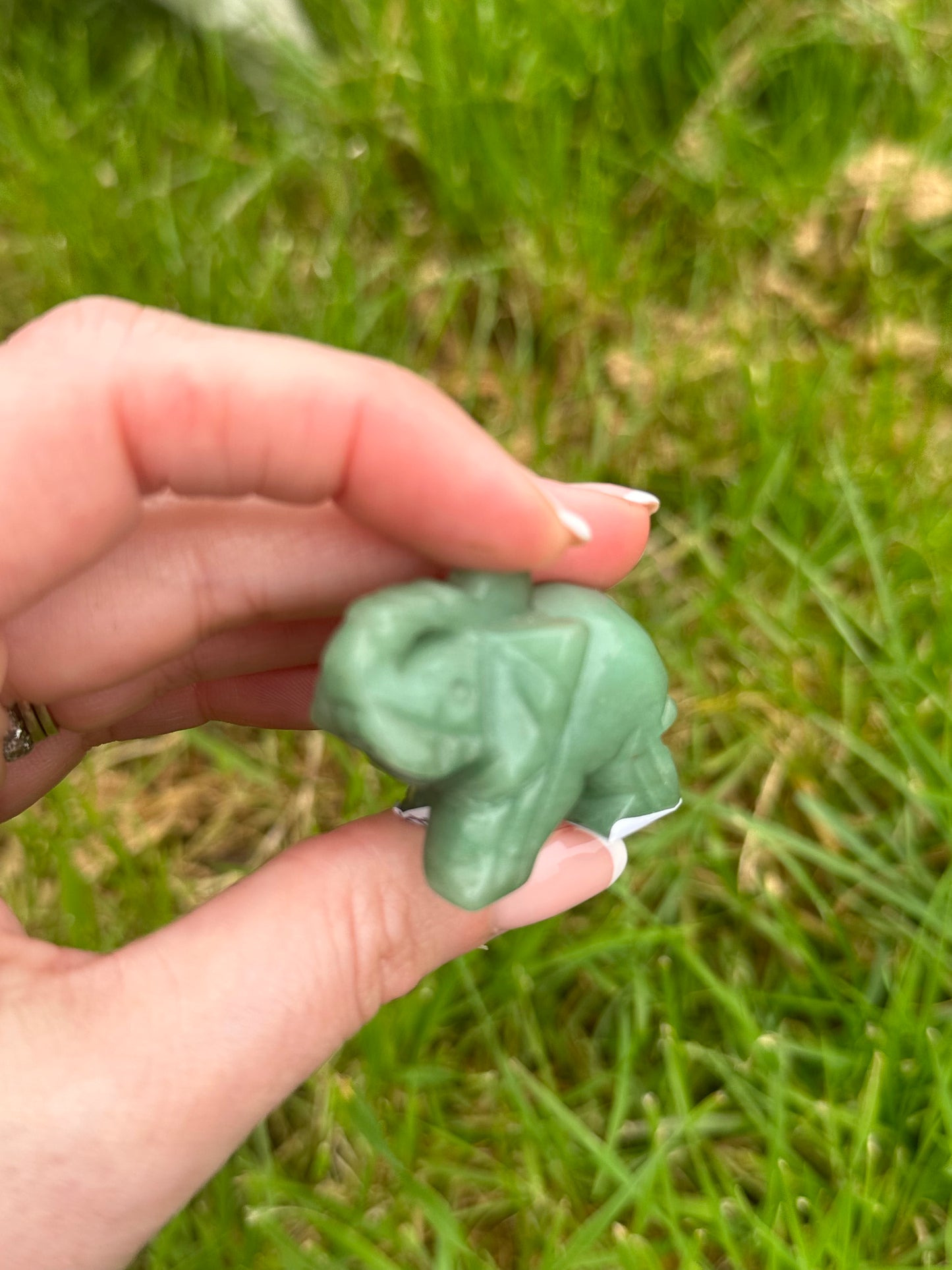 Green Aventurine Elephant