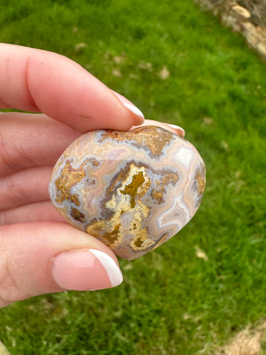 Ocean Jasper Polished Heart (Small 86)