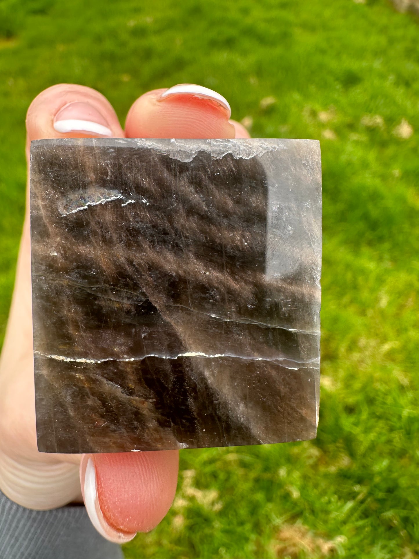 Black Moonstone Cube