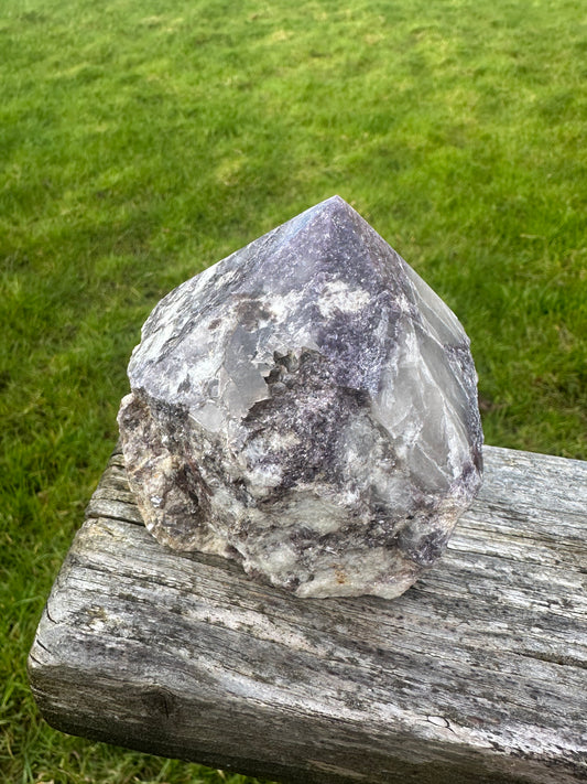 Lepidolite Rough Polished Point