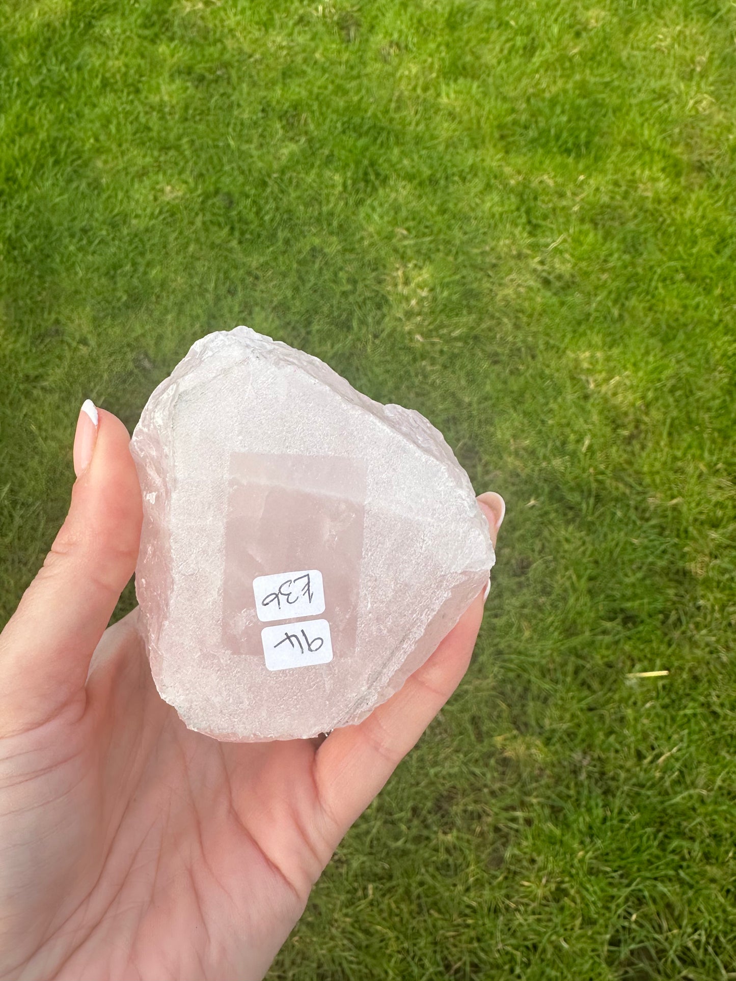 Rose Quartz Rough Polished Point