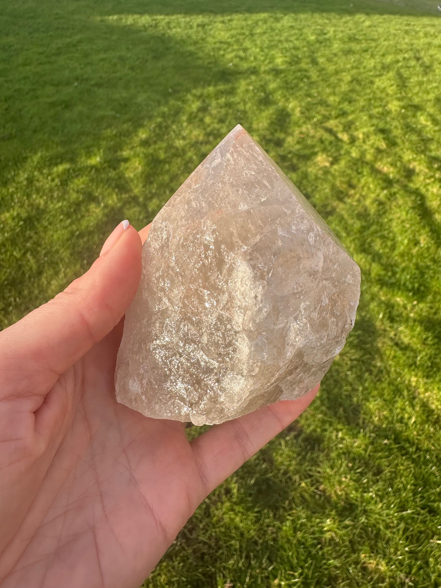 Smoky Quartz Rough Polished Point