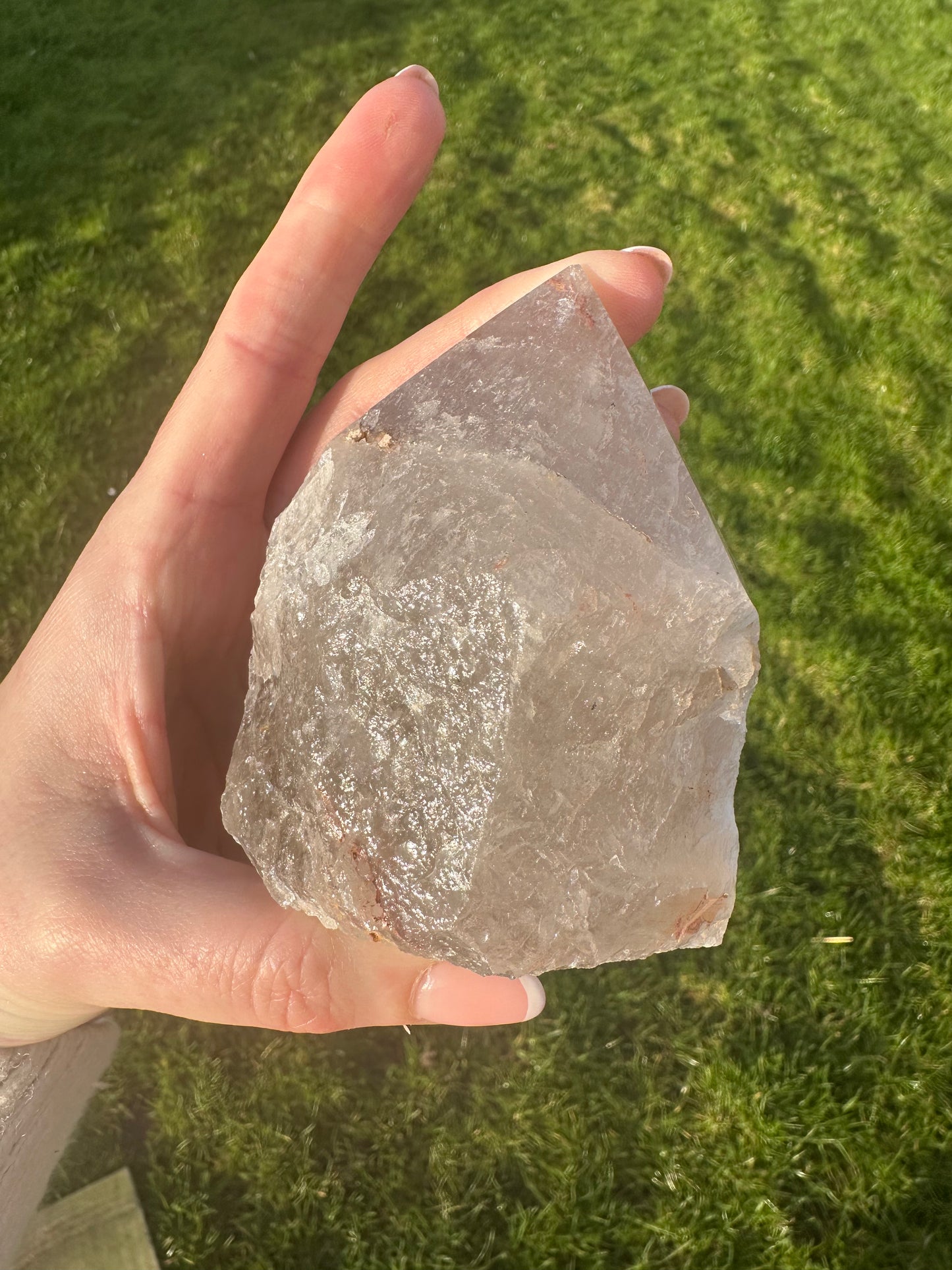 Smoky Quartz Rough Polished Point