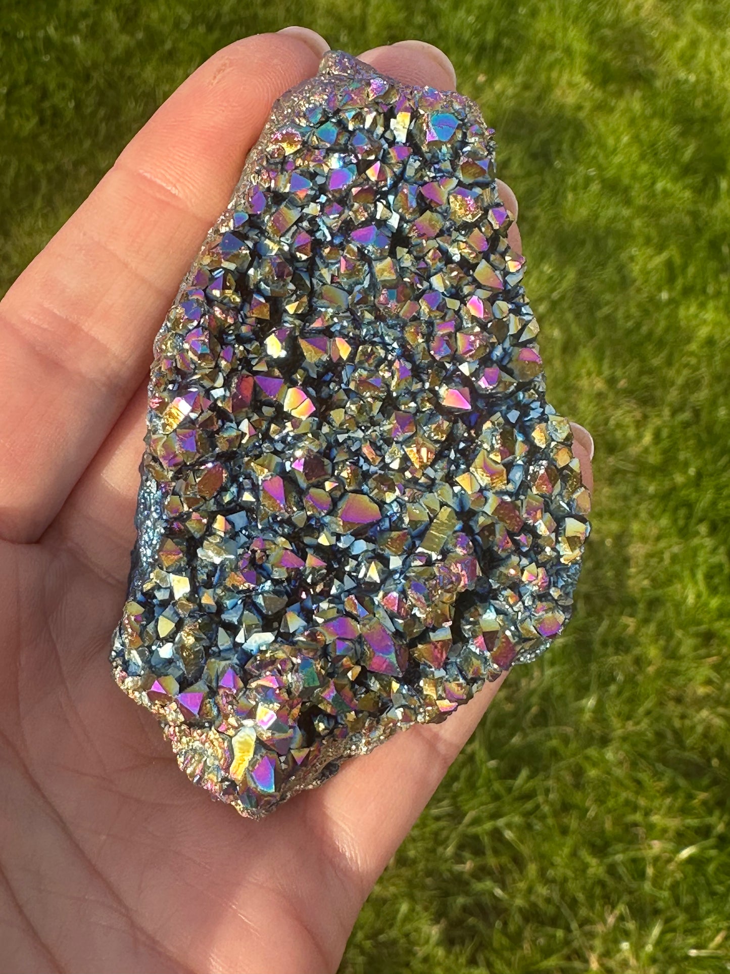 Titanium Amethyst Druze